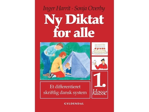 Ny diktamen för alla i 1:a klass | Sonja Overby; Inger Harrit | Språk: Danska