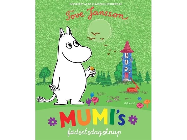 MUMIs bursdagsknapp | Tove Jansson | Språk: Dansk