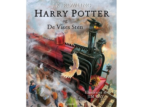 Harry Potter 1 - Harry Potter og De vises stein - illustrert | J. K. Rowling | Språk: Dansk