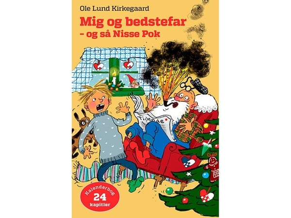 Mig og bedstefar - og så Nisse Pok - av Kirkegaard Ole Lund - bok (innbundet bok)