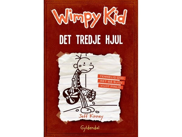 Wimpy Kid 7 - Kolmas pyörä - by Kinney Jeff - kirja (kovakantinen) | Kieli: Tanska