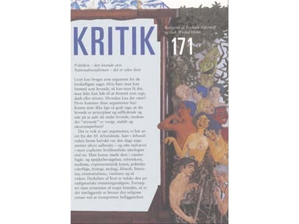 Kritikk nr. 171 | Isak Winkel Holm; Frederik Stjernfelt | Språk: Dansk