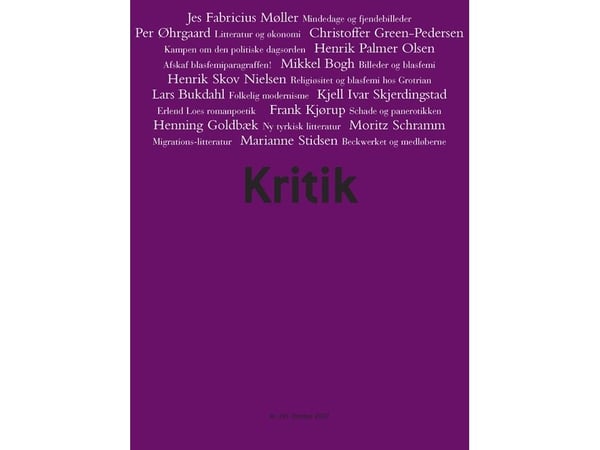 Kritikk, 40. årgang, nr. 185 | Lasse Horne Kjældgaard; Frederik Stjernfelt | Språk: Dansk