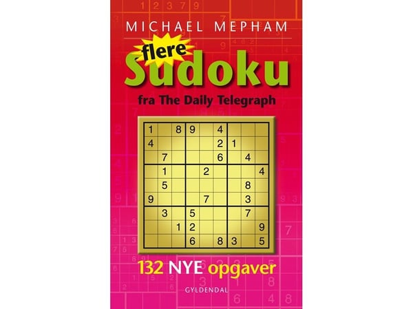Flere sudoku fra The Daily Telegraph | Michael Mepham | Kieli: Tanska