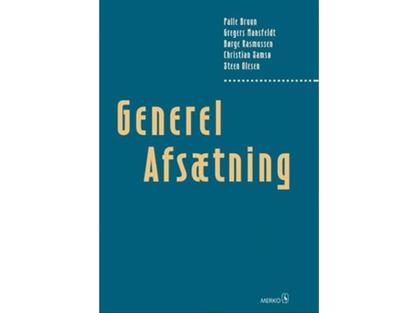 Generell avsetning | Palle Bruun; Børge Rasmussen | Språk: Dansk