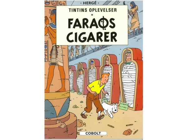 Tintin: Faraos sigarer - softcover | Hergé | Språk: Dansk
