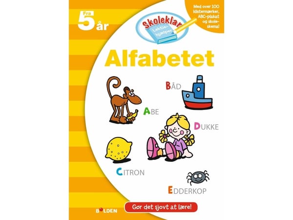 Kouluvalmis kotitehtäväapulainen: Aakkoset | Kieli: Tanska