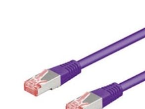 Goobay 93543, 5 m, Cat6, S/FTP (S-STP), RJ-45, RJ-45, Fiolett