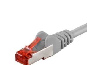 Goobay 93371, 0,25 m, Cat6, S/FTP (S-STP), RJ-45, RJ-45, Grå