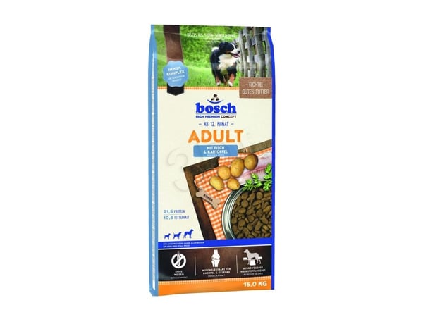 Bosch hundfoder Adult Fish & Potato 15 kg
