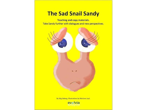 The Sad Snail Sandy ARBEIDS- og KOPIHÆFTE | Stig Seberg | Språk: Dansk