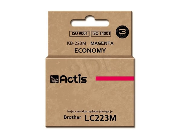 Actis cartridge KB-223M replacement Brother LC223M Standard 10 ml - Kompatibel - Tintenpatrone, Standard utskriftsproduksjon, Fargestoffbasert blek...
