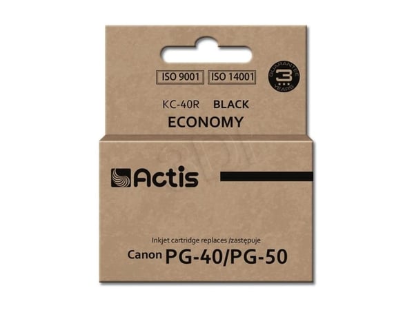 Actis KC-40R muste (Canon PG-40/PG-50 korvaava muste; Standard; 25 ml; musta)