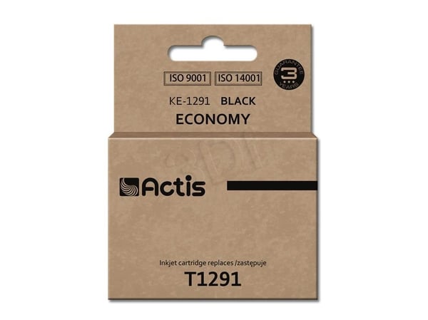Actis KE-1291, Standard utskriftsproduksjon, Fargestoffbasert blekk, 18 ml, 1 stykker, Enkeltpakke
