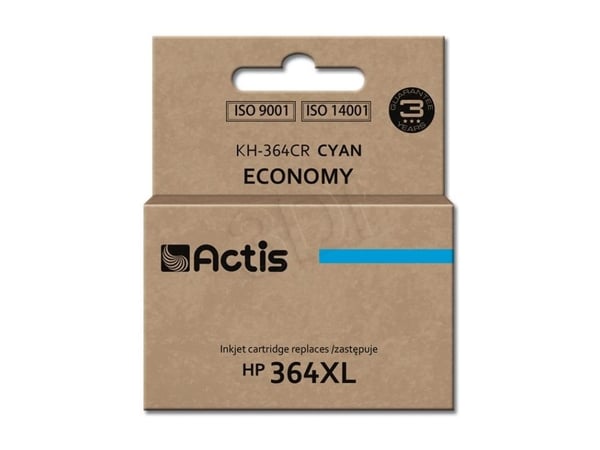 Actis KH-364CR muste (korvaava HP 364XL CB323EE; Standard; 12 ml; sininen)