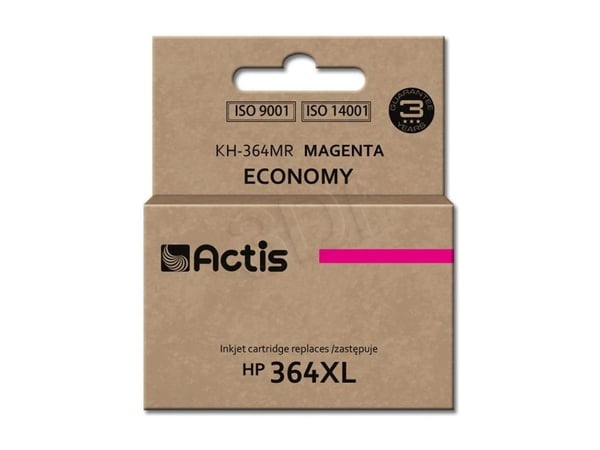 Actis KH-364MR muste (korvaava HP 364XL CB324EE; Standard; 12 ml; punainen)