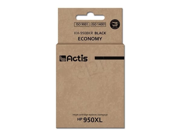 Actis KH-950BKR, Standard utskriftsproduksjon, Pigmentbasert blekk, 80 ml, 1 stykker, Enkeltpakke