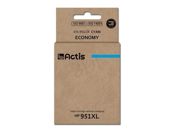 Actis KH-951CR muste (korvaava HP 951XL CN046AE; Standard; 25 ml; sininen)