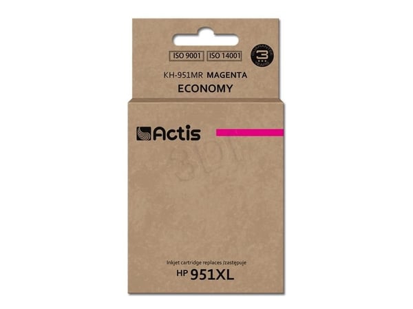 Actis KH-951MR muste (korvaava HP 951XL CN047AE; Standard; 25 ml; punainen)