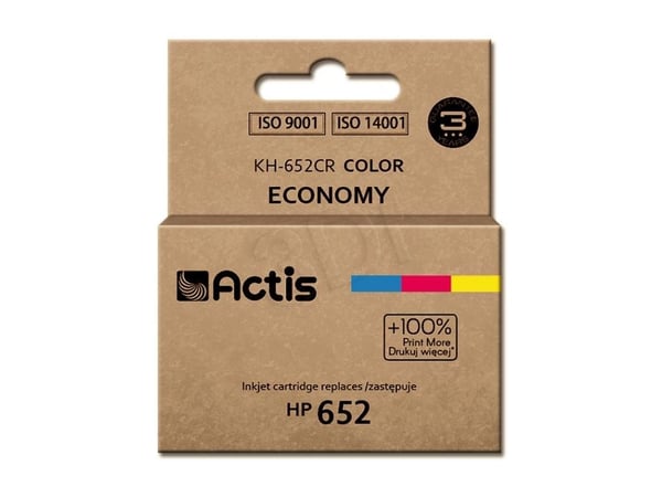 Actis KH-652CR, Standard utskriftsproduksjon, Fargestoffbasert blekk, 18 ml, 1 stykker, Enkeltpakke