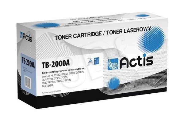 Actis TB-2000A, 2500 sivua, Musta, 1 kpl