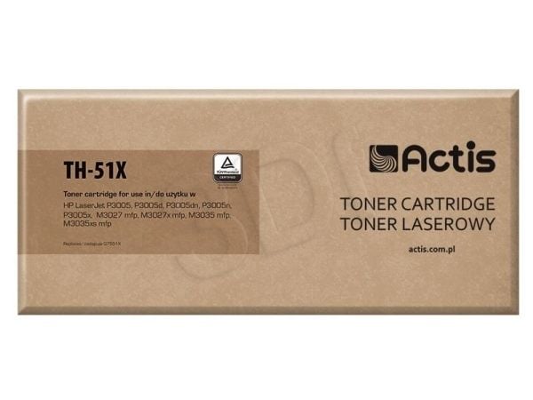 Actis TH-51X, 13000 sivua, Musta, 1 kpl