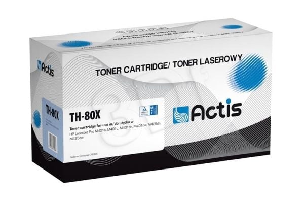 Actis TH-80X, 6900 sider, Sort, 1 stykker