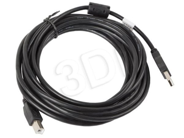 Lanberg - USB-kaapeli - USB (han) til USB Type B (han) - USB 2.0 - 5 m - lajiteltu