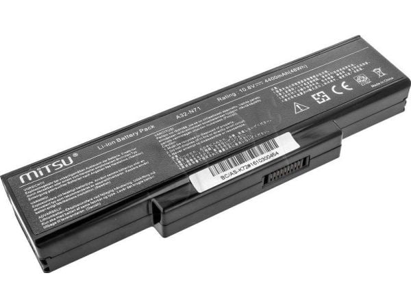Batteri for Asus K72, K73, N73, X77 4400 mAh (48 Wh) 10,8-11,1 V