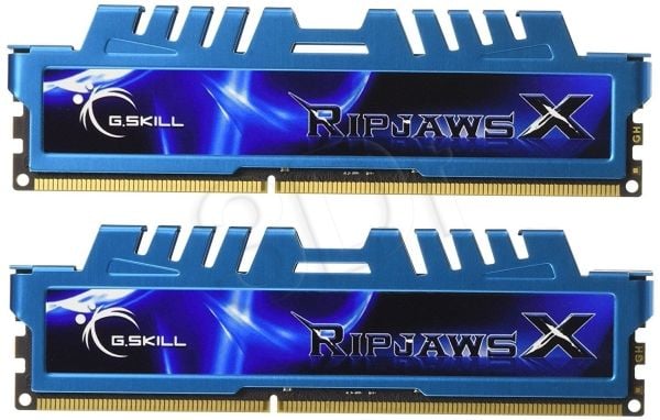 G.Skill Ripjaws-X - DDR3 - sett - 16 GB: 2 x 8 GB - DIMM 240-pin - 1600 MT/s / PC3-12800 - CL9 - 1.5 V - ikke-bufret - ikke-ECC