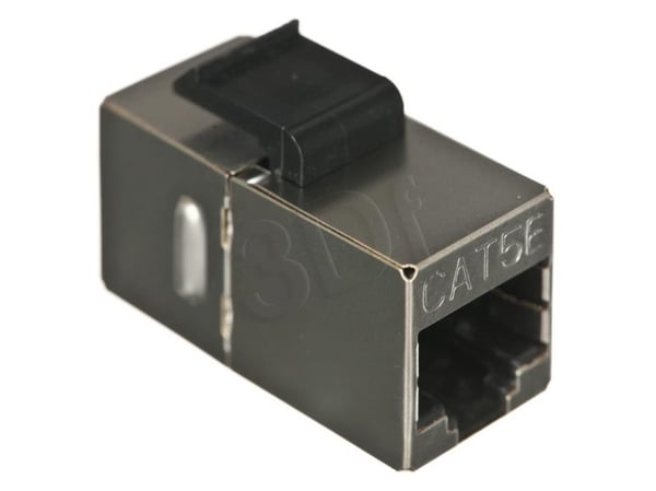Alantec WTM18, RJ45, Harmaa, Naaras, Suora, Terästä
