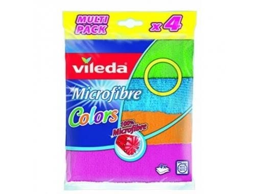 Vileda 4023103192577, Mikrofiber, Polyamid, Polyester, Flerfarvet, Maskinvask, 60 °C, 300 mm, 300 mm