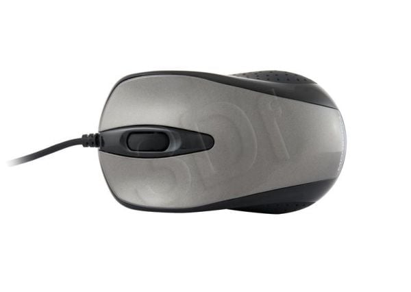 ModeCom MC-M4 - Mus - optisk - 3 knapper - kablet - USB - mørk grå