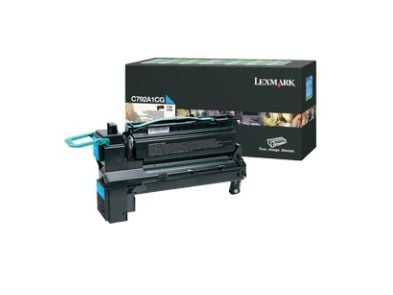 Lexmark C792A1CG, 6000 sivua, Syaani, 1 kpl