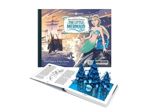 Den lille havfruen – en magisk augmented reality-bok | Hans Christian Andersen | Språk: Engelsk