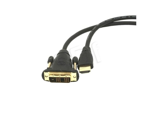 Gembird CC-HDMI-DVI-6 - Adapterkabel - DVI hann til HDMI hann - 1,8 m