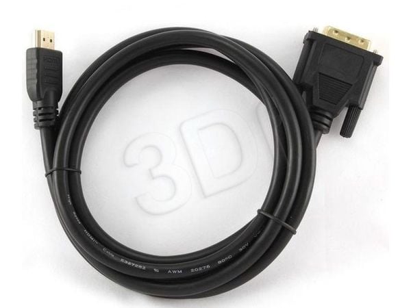 Hantol - Adapterkabel - enkeltlenke - HDMI hann til DVI-D hann - 5 m - dobbeltisolert - svart
