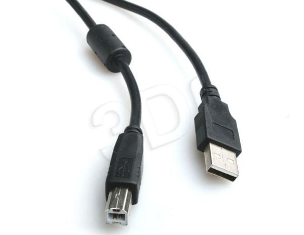 Cablexpert CCF-USB2-AMBM-6 - USB-kaapeli - USB tyyppi B (uros) - USB (uros) - 1,8 m - muotoiltu - musta