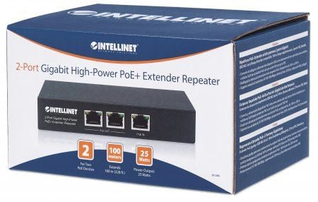Intellinet 561266, Uhåndtert, Gigabit Ethernet (10/100/1000), Strøm over Ethernet (PoE)