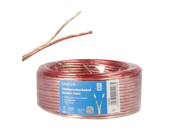 LogiLink CA1079, 10 m, Transparent