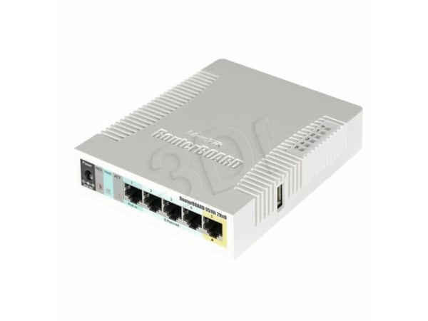 MikroTik RouterBOARD RB951UI-2HND - Trådløst tilgangspunkt - 100Mb LAN - Wi-Fi - 2.4 GHz
