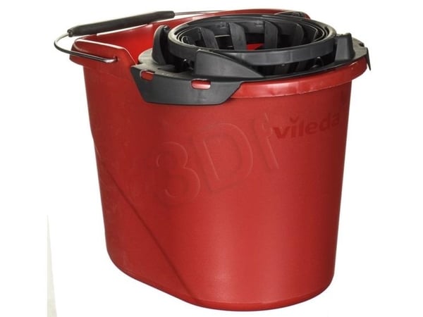 Vileda Super Mocio, Mop & bucket set, Röd, Enkel hink, 10 l