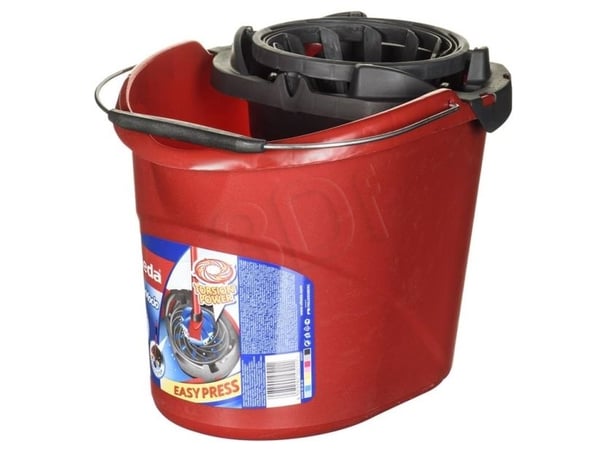 Vileda Super Mocio, Mop & bucket set, Röd, Enkel hink, 10 l