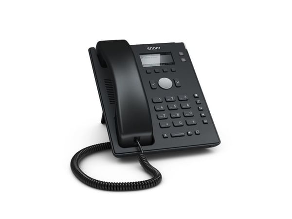 snom D120 - VoIP-telefon - treveis anropskapasitet - SIP - 2 linjer - svart