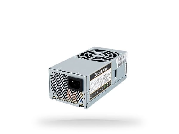 Chieftec Smart Series GPF-350P - Strømforsyning (intern) - TFX12V / ATX12V 2.3 - AC 115-230 V - 350 watt - aktiv PFC - sølv