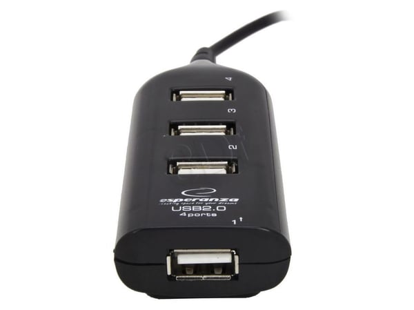Esperanza EA116 - Hub - 4 x USB 2.0 - stasjonær