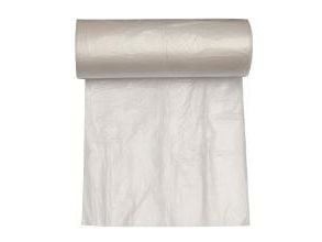Spandepose 40ltr B600xL600mm 7my HDPE med Fals Kompakt Klar,50 stk/rl - (50 stk.)
