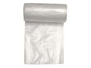 Spandepose 30ltr B500xL600mm 15my LDPE med Fals Kompakt Klar,50 stk/rl - (50 stk.)