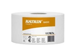 Wc-paperi Jumbo Katrin Basic 1-kertainen 265 m Natur,12 Rl/krt
