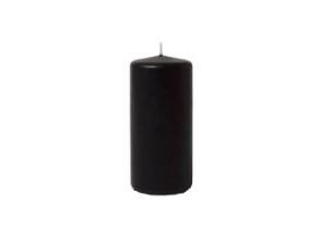 Bloklys Ø60x180 mm Brændetid 60 timer Sort,stk